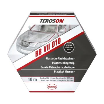 TEROSON RB VII, melns, 10 m ruļļi