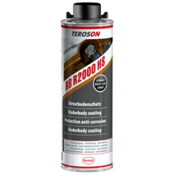 TEROSON RB R2000 HS, melns, 1 l kanna