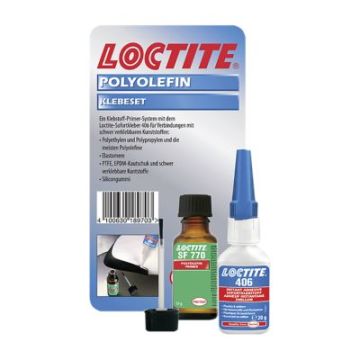 LOCTITE 406 / LOCTITE SF 770 komplekts, 10 ml pudele