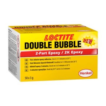 LOCTITE DOUBLE BUBBLE, 3 g maisiņš
