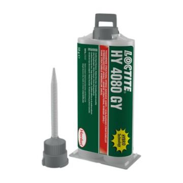 LOCTITE HY 4080, pelēks, 50 g divkāršā kasetē
