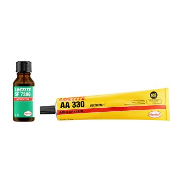 LOCTITE AA 330 / LOCTITE SF 7386 KOMPLEKTS, 50 g/18 ml