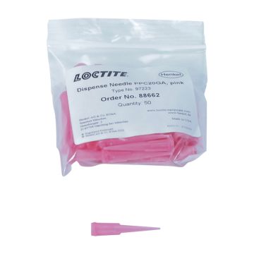 LOCTITE konusveida uzgaļi, 20/rozā, 50 gab./iepak.