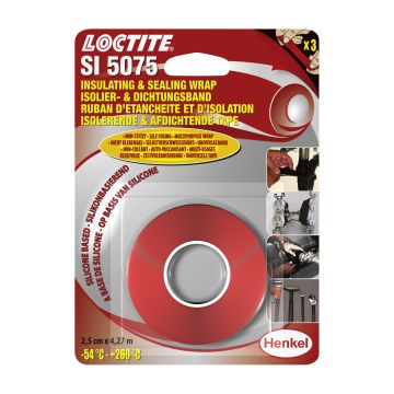 LOCTITE SI 5075, sarkana, 4,27 m ruļļi