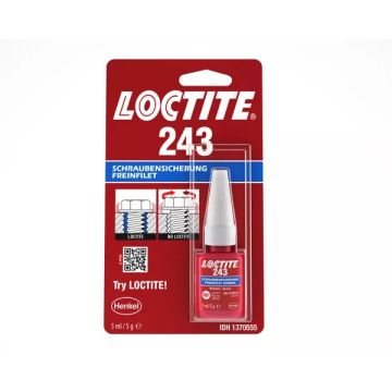 LOCTITE 243, 5 ml blistera iepakojumā