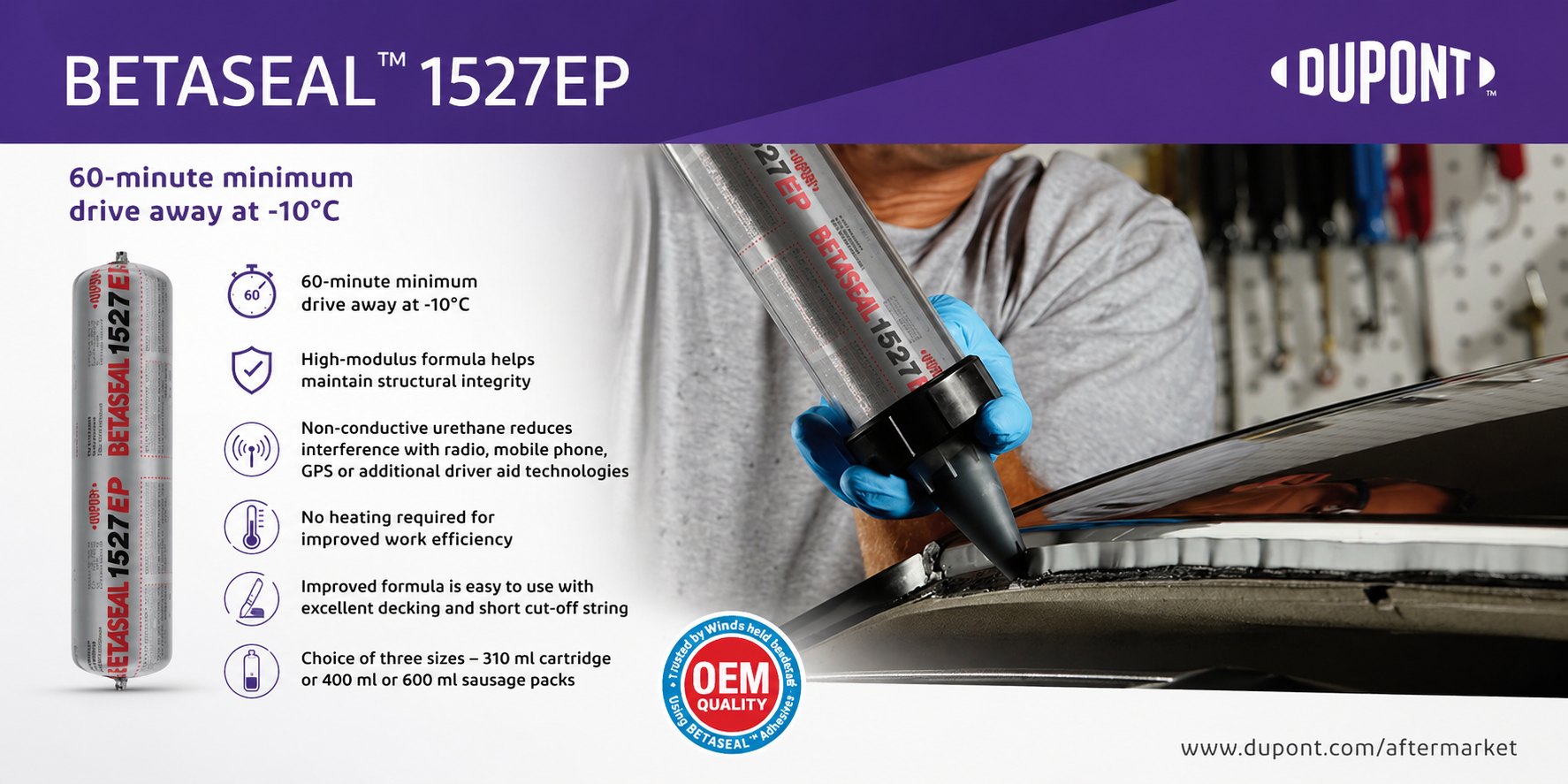 Betaseal 1527EP glass adhesive